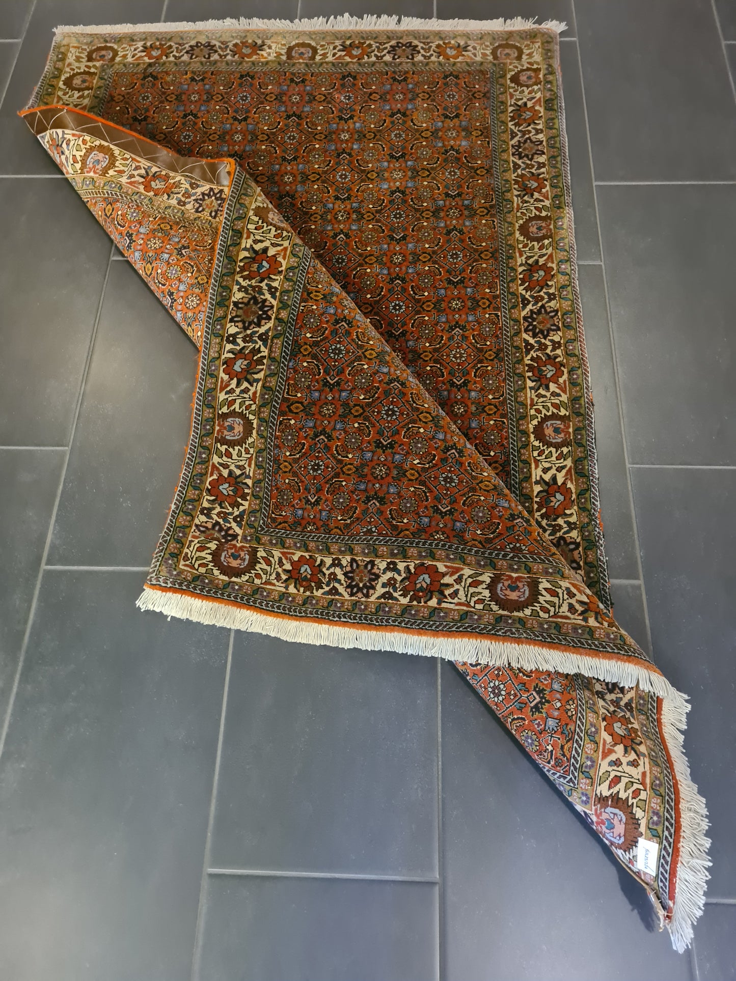 Perserteppich Orientteppich Handgeknüpfter Teppich Bidjar 170x110cm