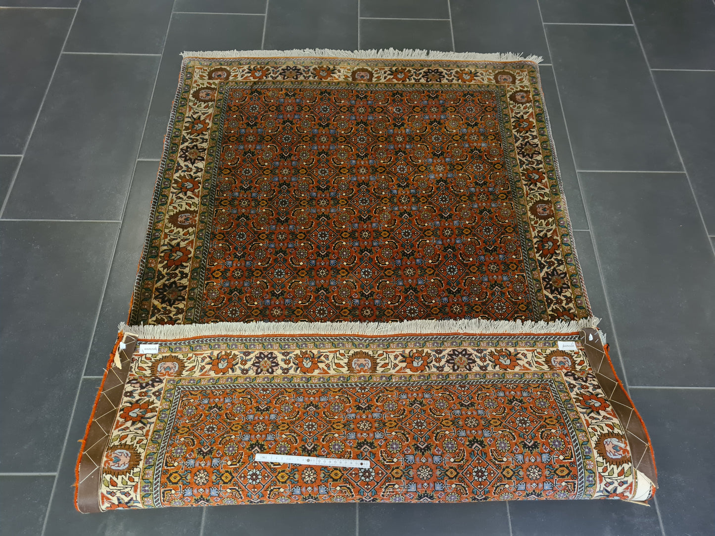 Perserteppich Orientteppich Handgeknüpfter Teppich Bidjar 170x110cm