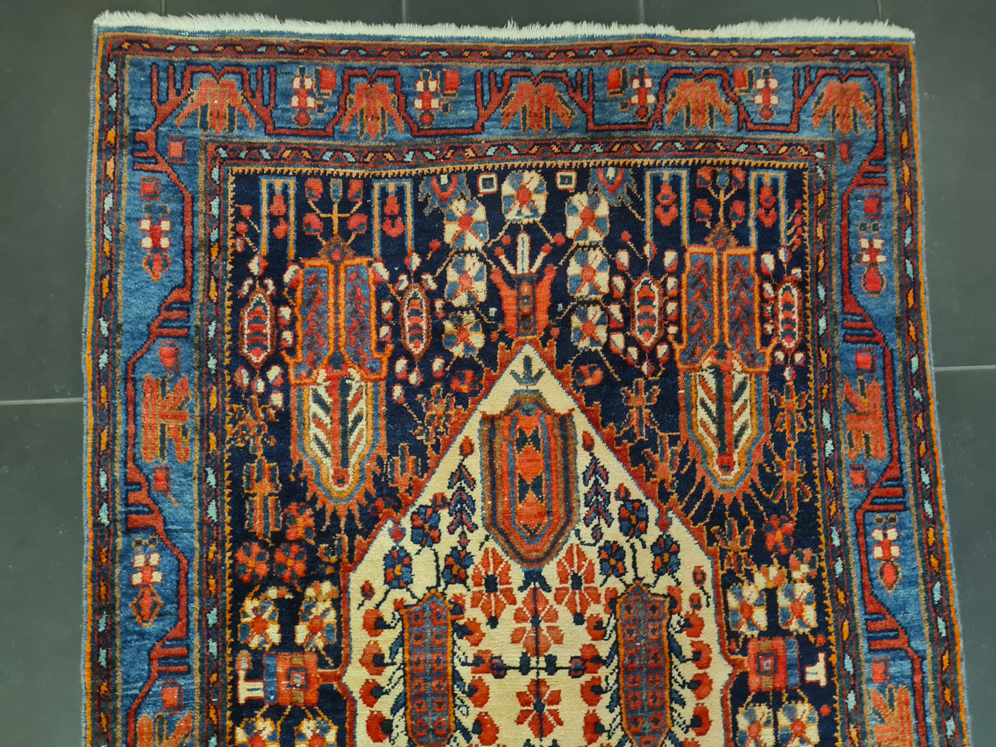 Perserteppich Orientteppich Handgeknüpfter Teppich Afshari 160x105cm