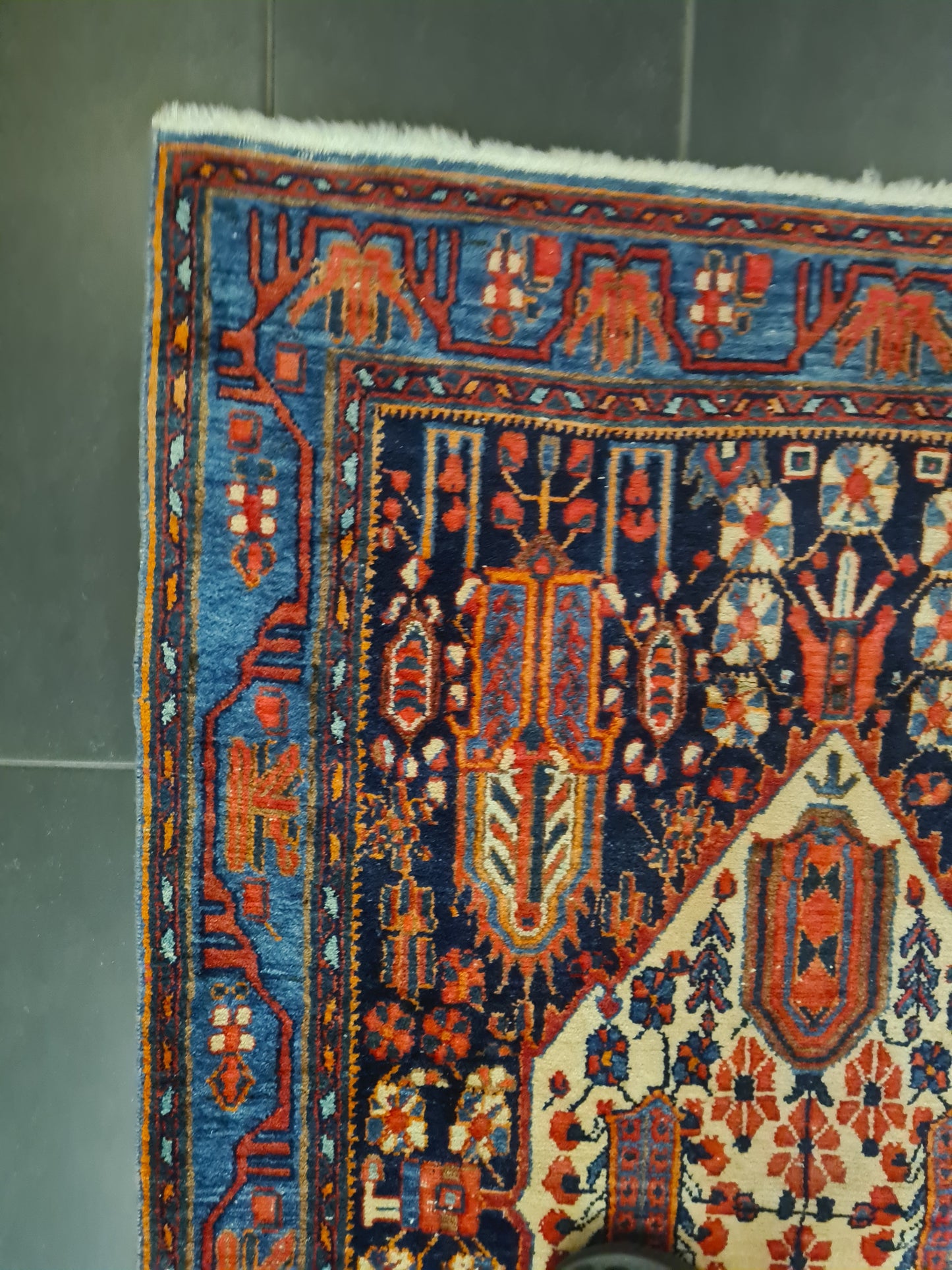 Perserteppich Orientteppich Handgeknüpfter Teppich Afshari 160x105cm