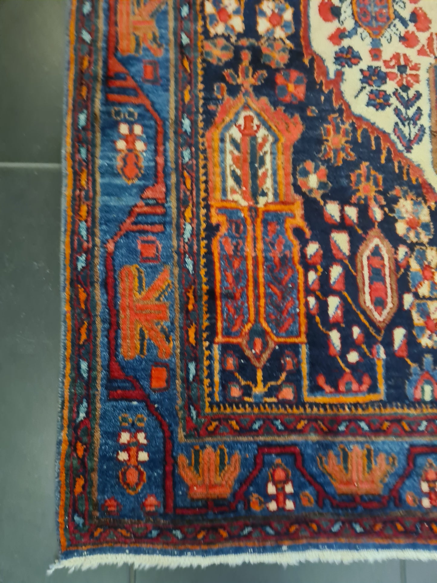 Perserteppich Orientteppich Handgeknüpfter Teppich Afshari 160x105cm