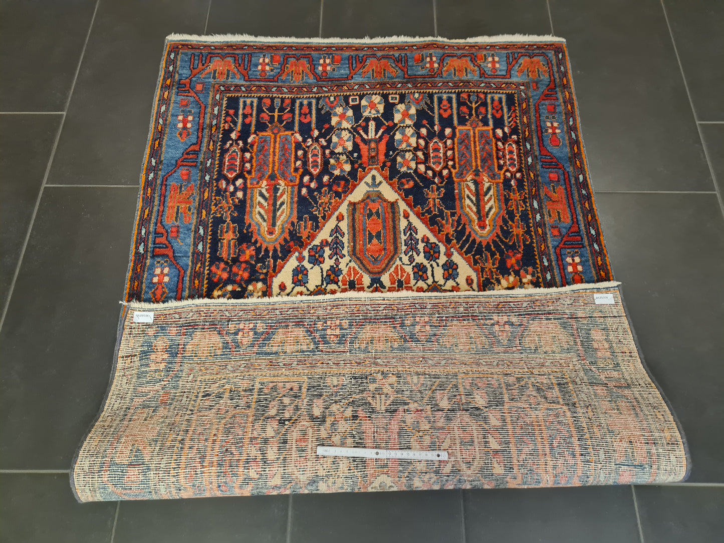 Perserteppich Orientteppich Handgeknüpfter Teppich Afshari 160x105cm