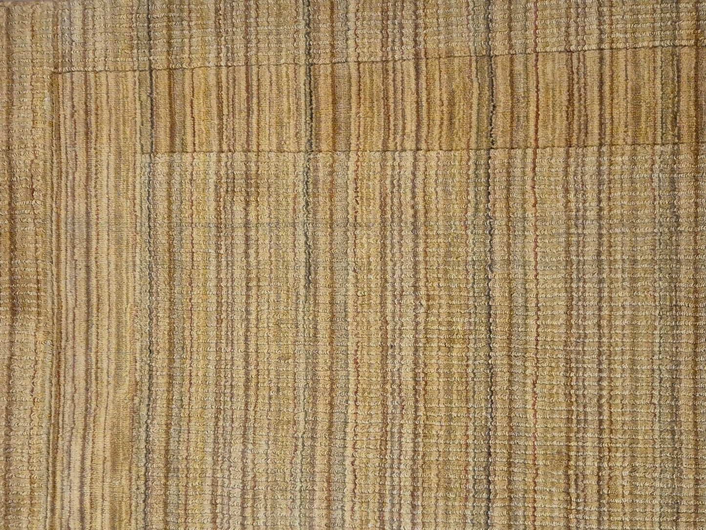 Gabbeh Teppich Schurwolle handgeknüpft Streifendesign