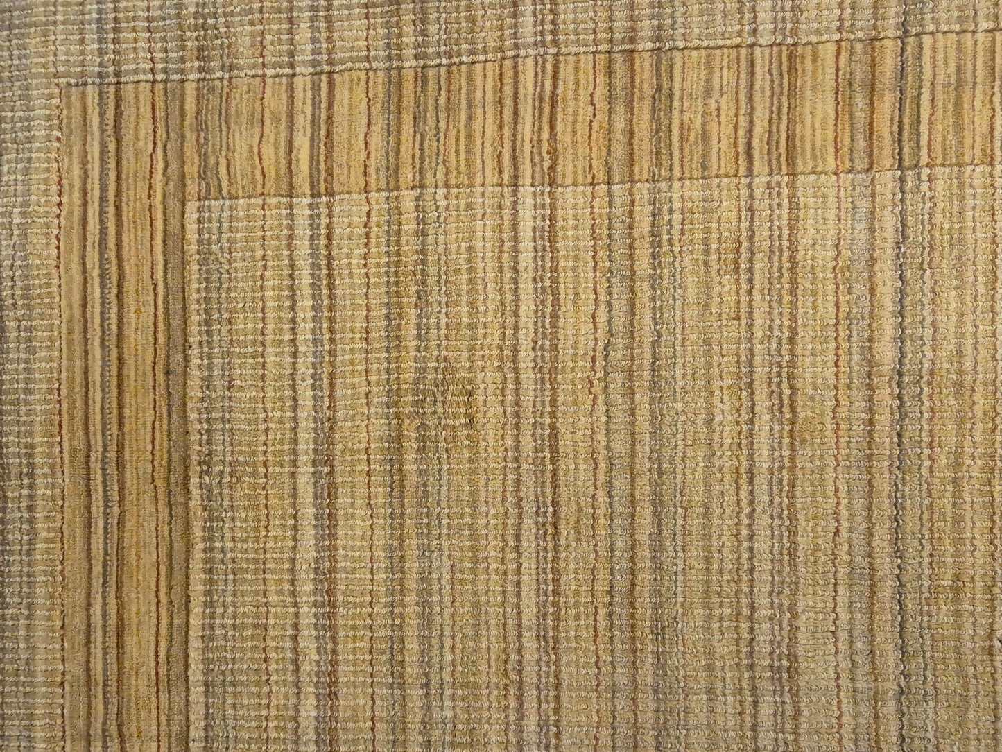 Gabbeh Teppich Schurwolle handgeknüpft Streifendesign