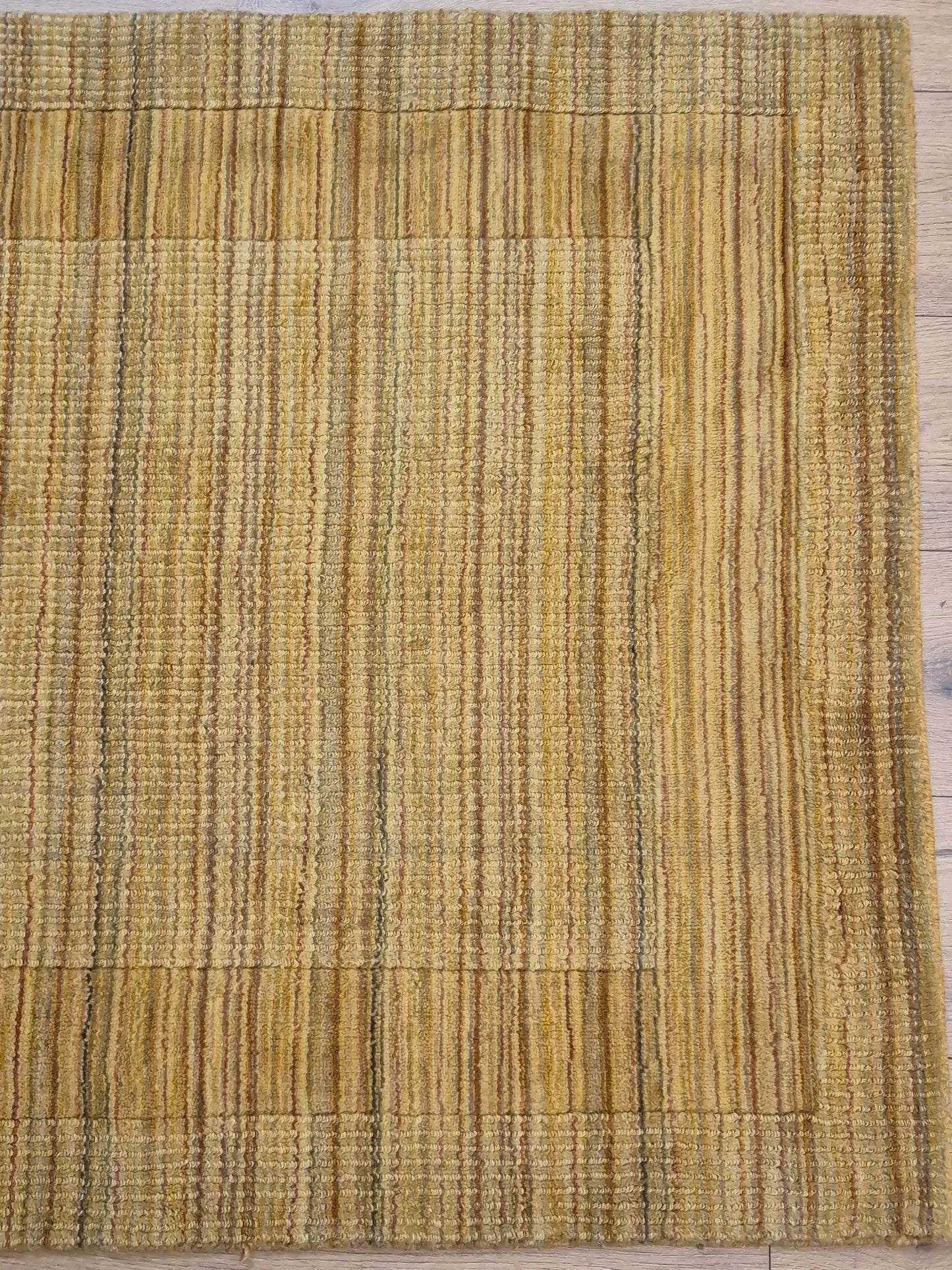 Gabbeh Teppich Schurwolle handgeknüpft Streifendesign