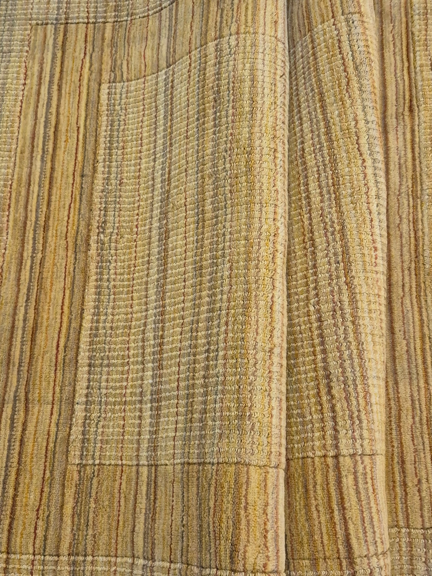 Gabbeh Teppich Schurwolle handgeknüpft Streifendesign