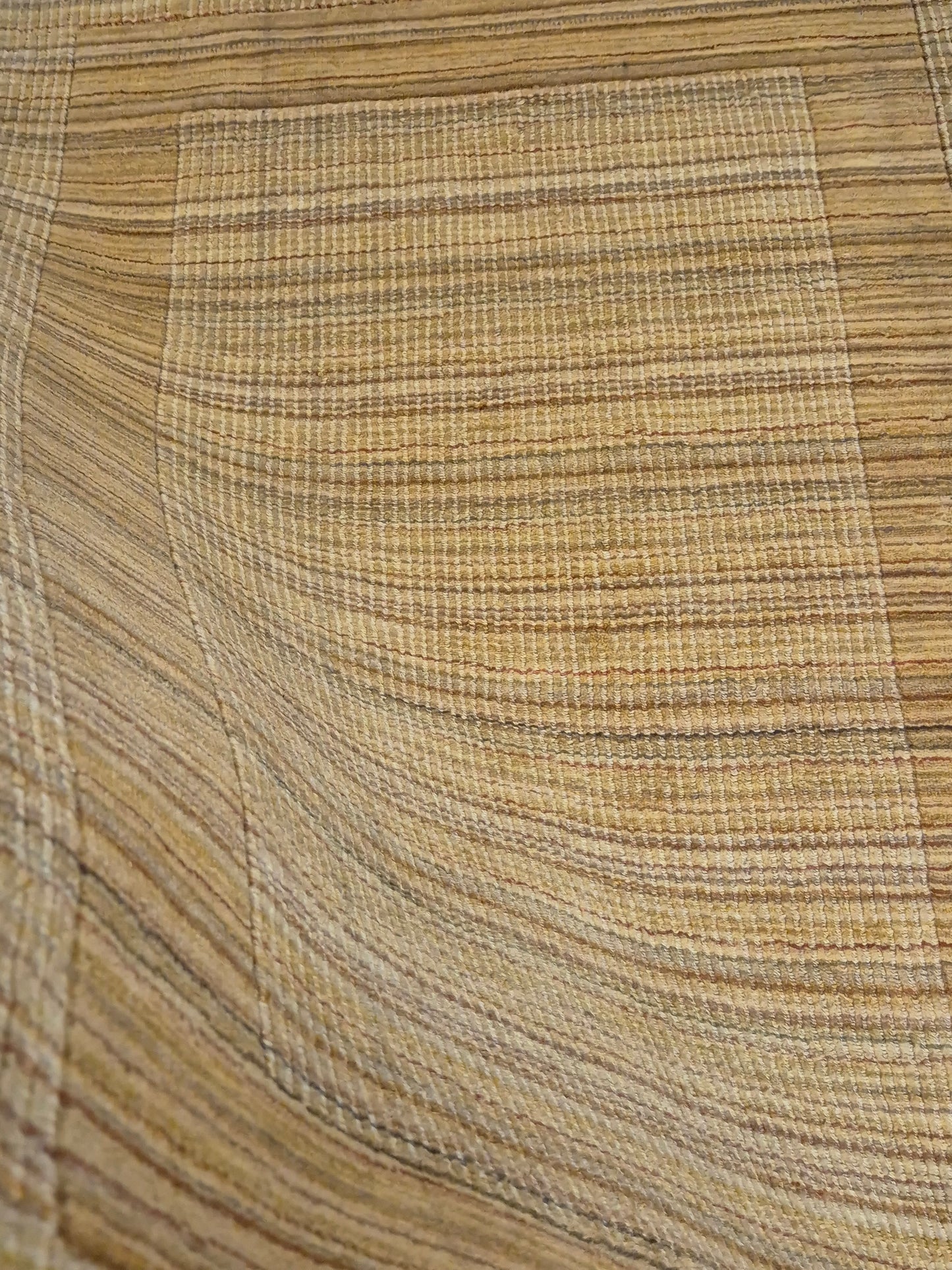 Gabbeh Teppich Schurwolle handgeknüpft Streifendesign