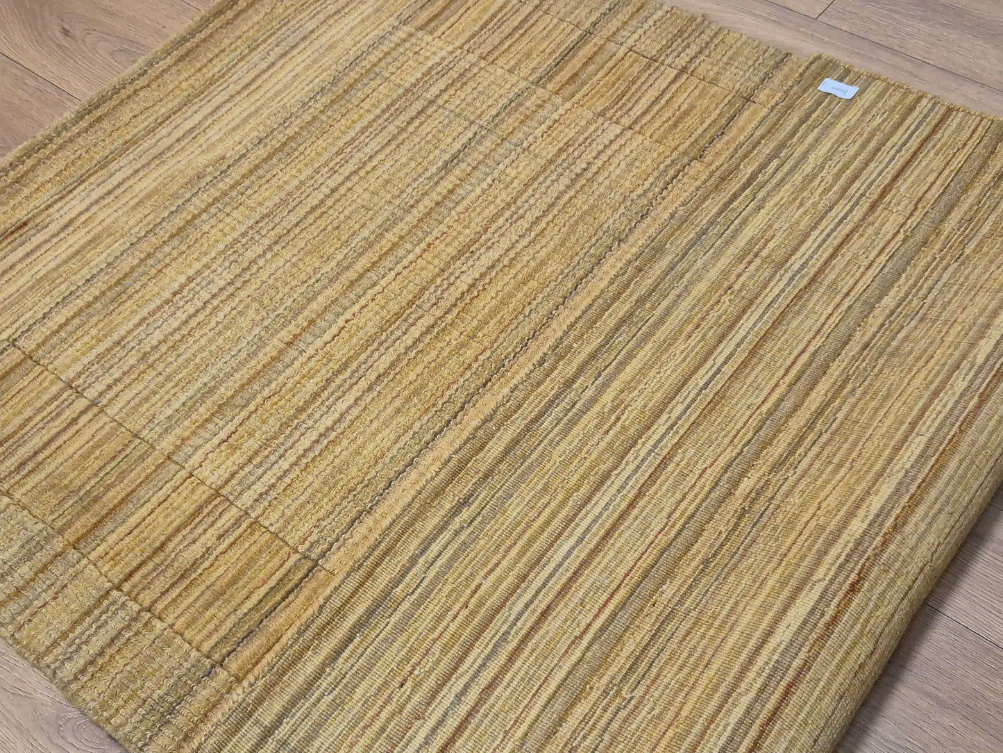 Gabbeh Teppich Schurwolle handgeknüpft Streifendesign