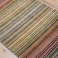 Gabbeh Teppich Schurwolle handgeknüpft buntes Streifendekor
