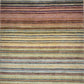 Gabbeh Teppich Schurwolle handgeknüpft buntes Streifendekor