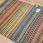 Gabbeh Teppich Schurwolle handgeknüpft buntes Streifendekor