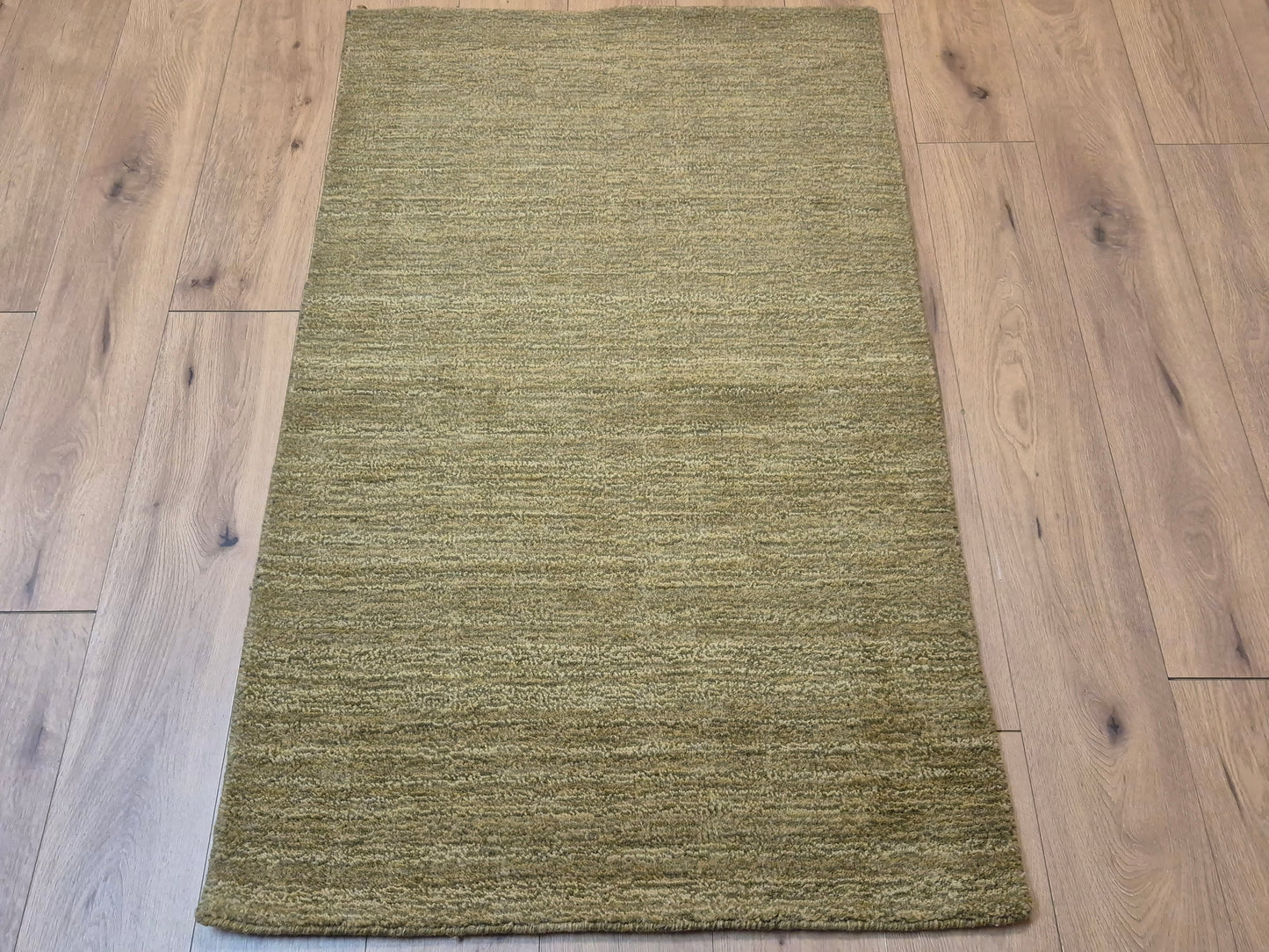 Perser Gabbeh Teppich Schurwolle uni melierte Naturtöne