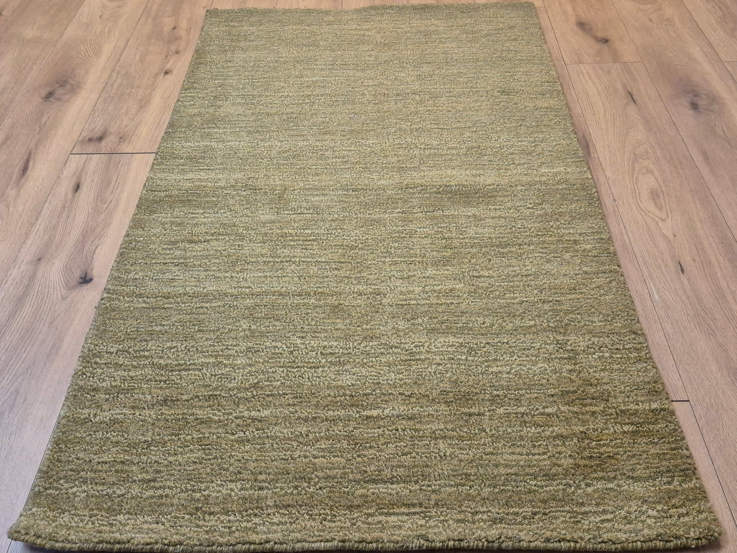 Perser Gabbeh Teppich Schurwolle uni melierte Naturtöne