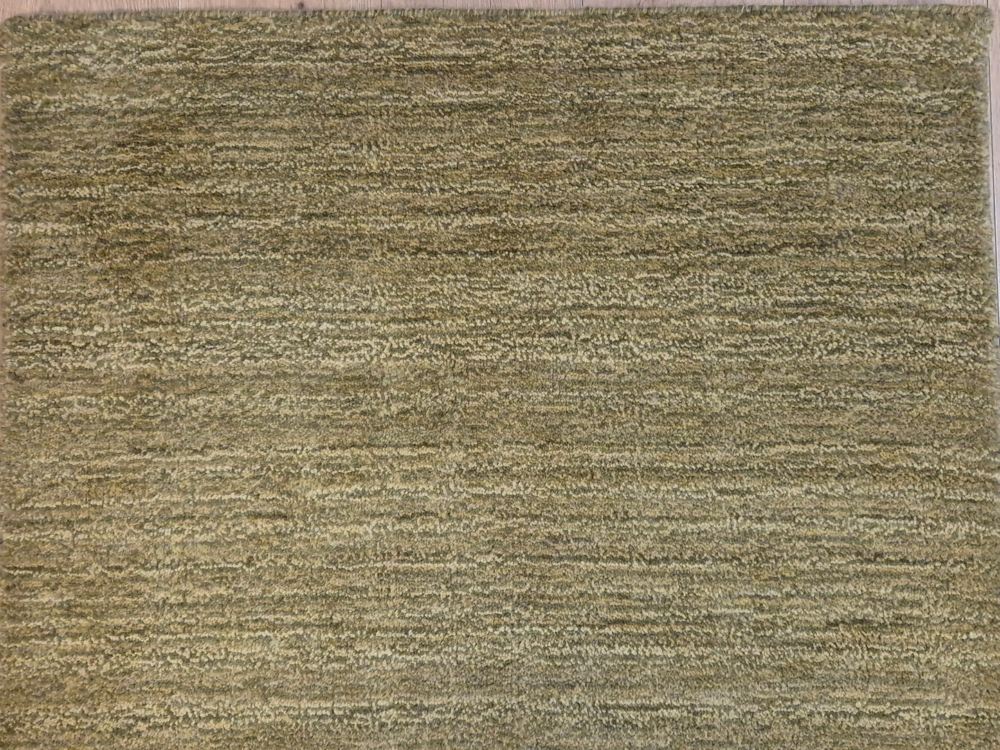 Perser Gabbeh Teppich Schurwolle uni melierte Naturtöne