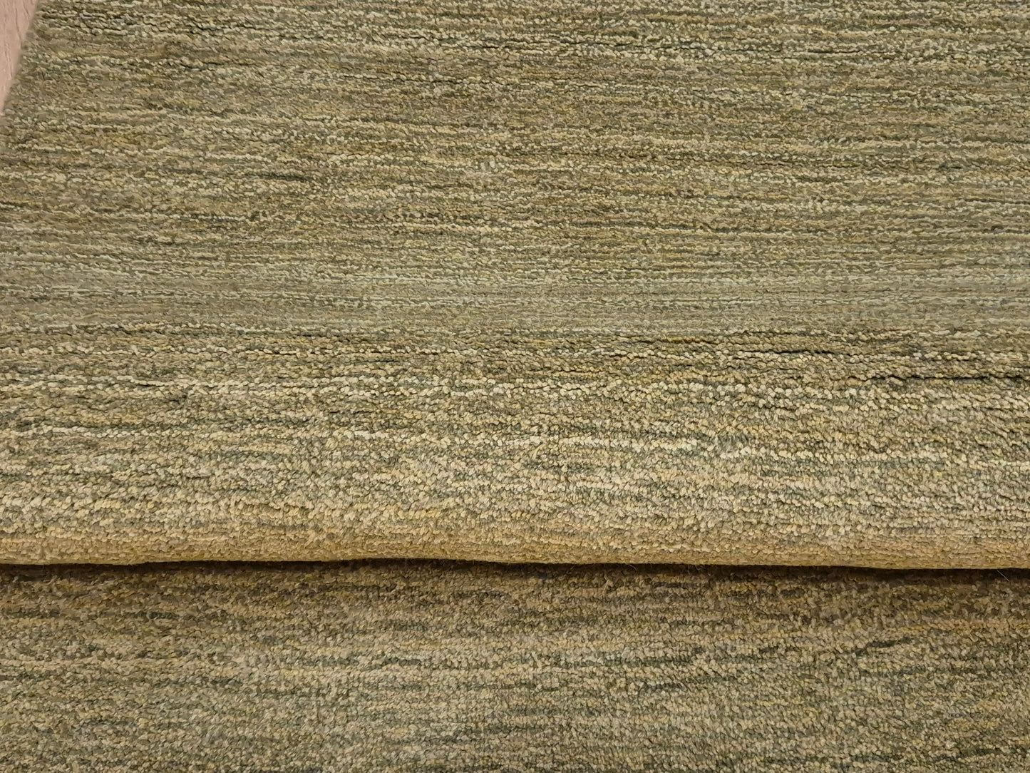 Perser Gabbeh Teppich Schurwolle uni melierte Naturtöne