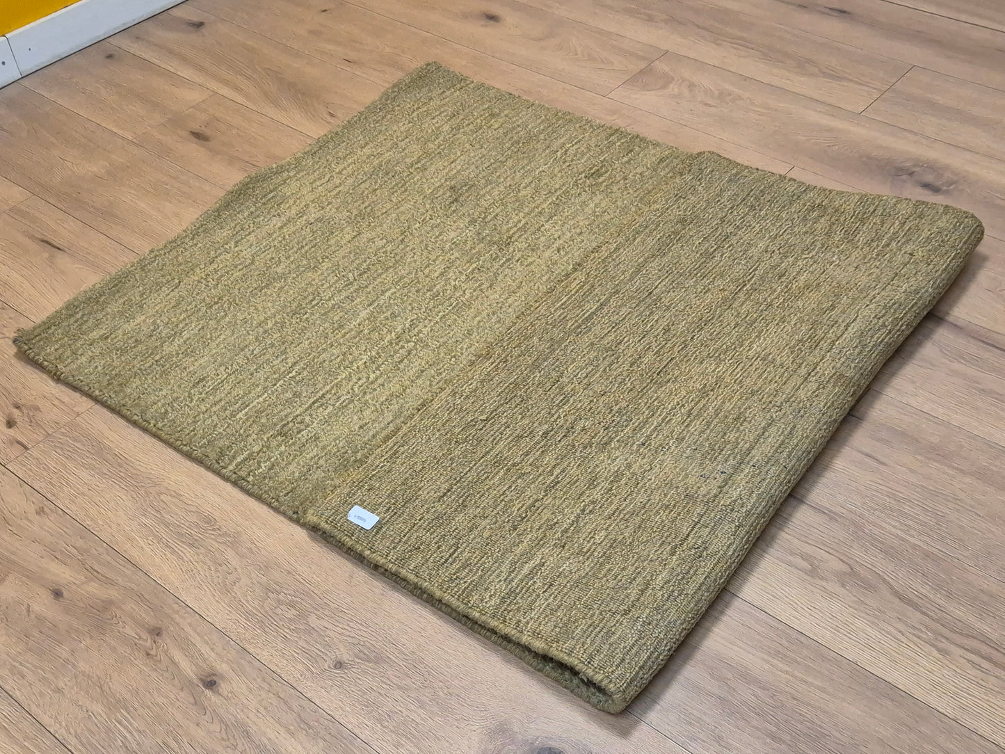 Perser Gabbeh Teppich Schurwolle uni melierte Naturtöne