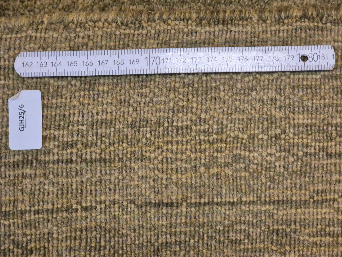 Perser Gabbeh Teppich Schurwolle uni melierte Naturtöne