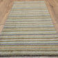 Perser Gabbeh Teppich Schurwolle Streifenmuster Pastelltöne