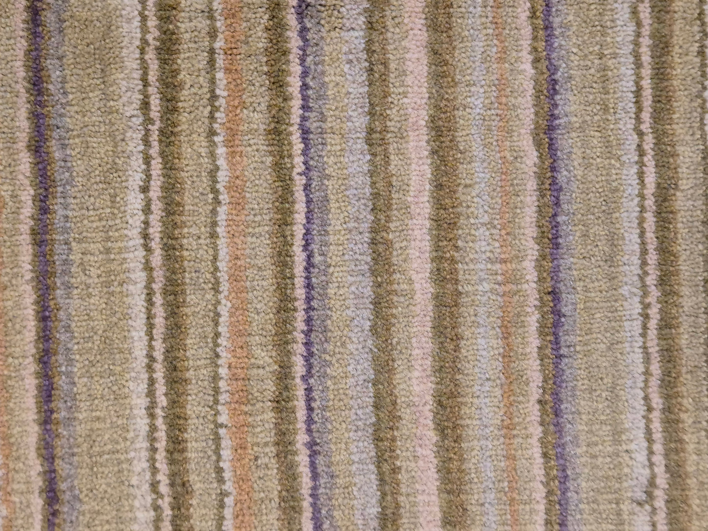 Perser Gabbeh Teppich Schurwolle Streifenmuster Pastelltöne
