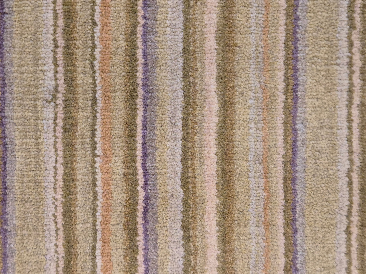 Perser Gabbeh Teppich Schurwolle Streifenmuster Pastelltöne