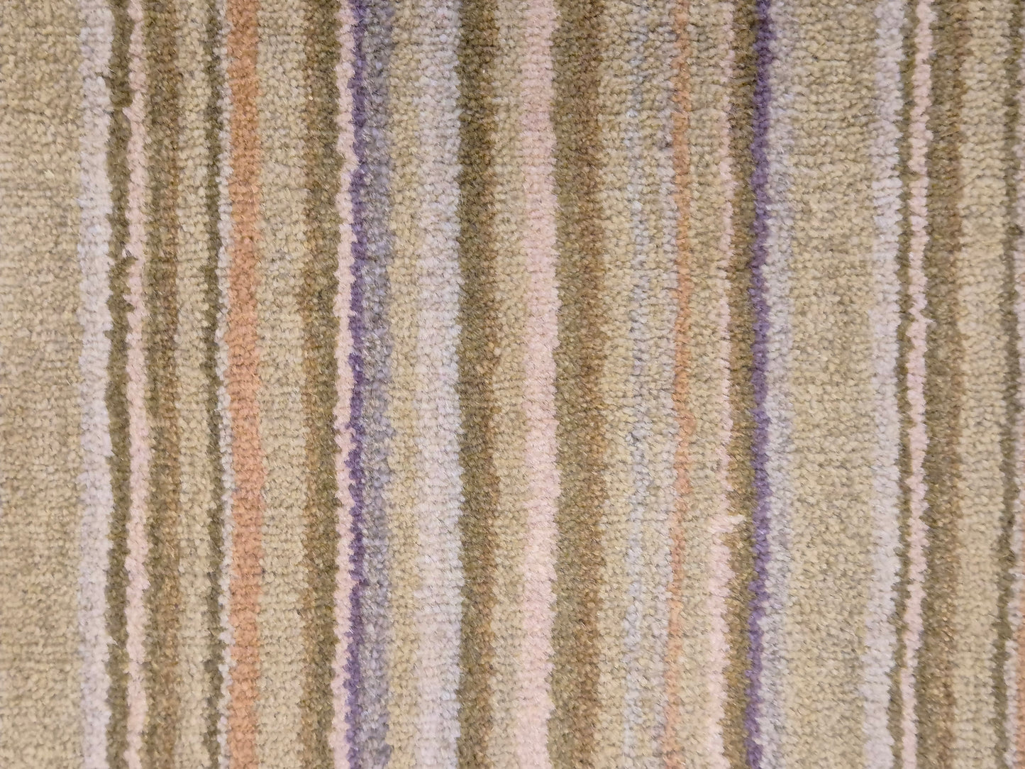 Perser Gabbeh Teppich Schurwolle Streifenmuster Pastelltöne
