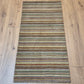Perser Gabbeh Teppich Schurwolle Streifenmuster bunte Farbgebung