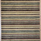 Perser Gabbeh Teppich Schurwolle Streifenmuster erdige Farbpalette
