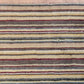 Perser Gabbeh Teppich Schurwolle Streifenmuster erdige Farbpalette