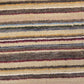 Perser Gabbeh Teppich Schurwolle Streifenmuster erdige Farbpalette