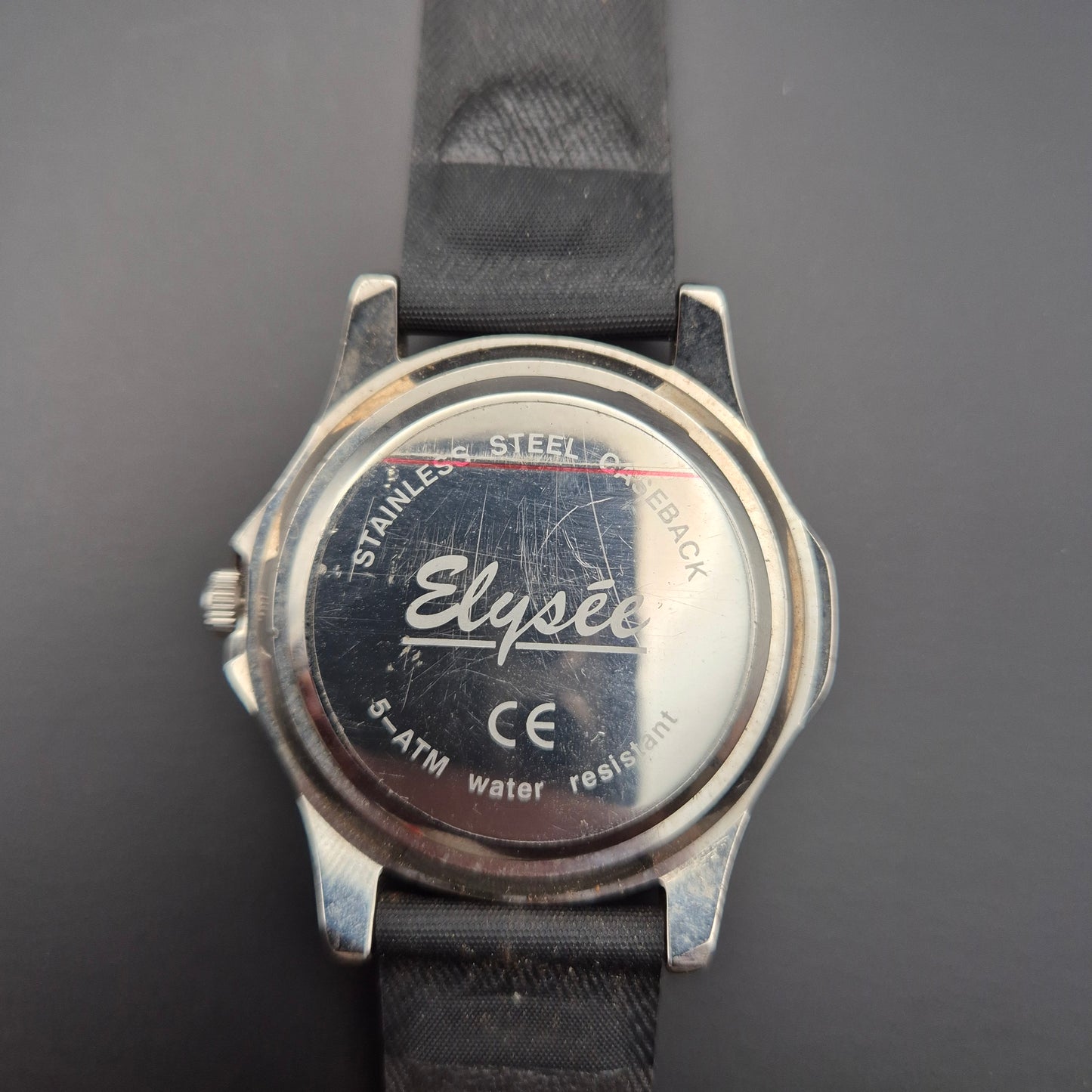 Elysee Herren Uhr – Sportliches Design mit gelbem Akzent