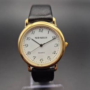 Ned Kelly Herren Uhr – Klassisches Design mit Goldgehäuse