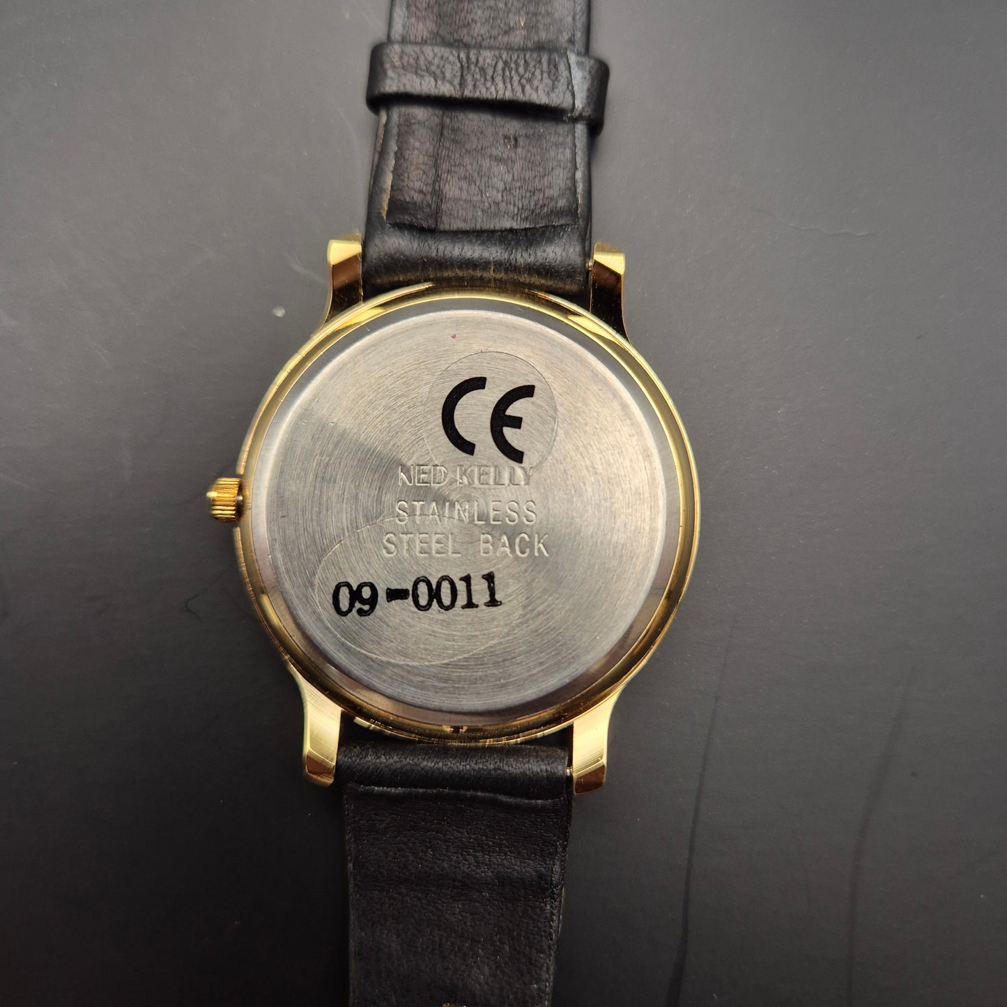 Ned Kelly Herren Uhr – Klassisches Design mit Goldgehäuse