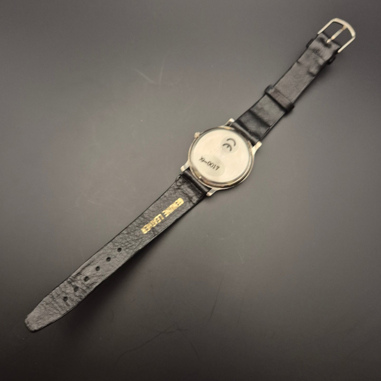 Ned Kelly Herren Uhr – Schlichtes Design mit schwarzem Lederarmband