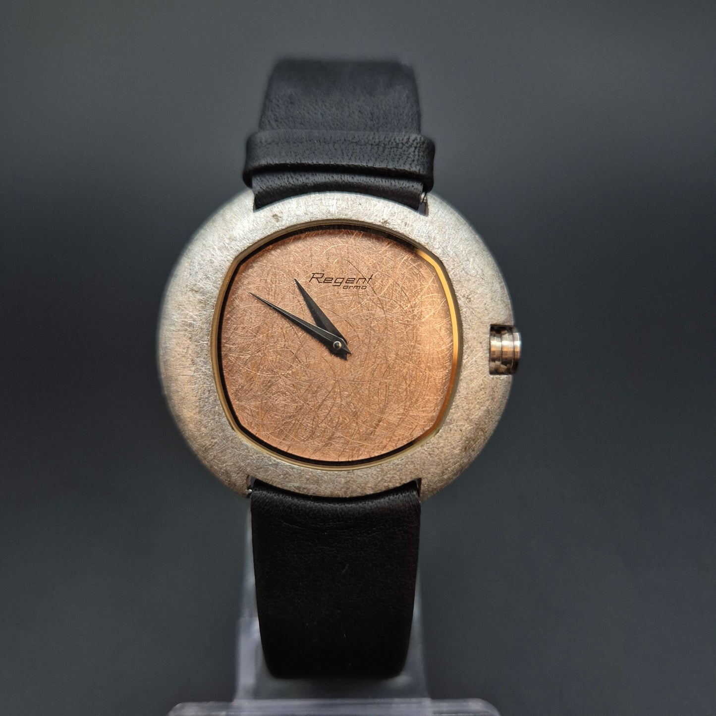 Vintage Regent Herren Uhr – Einzigartiges Design mit Lederarmband