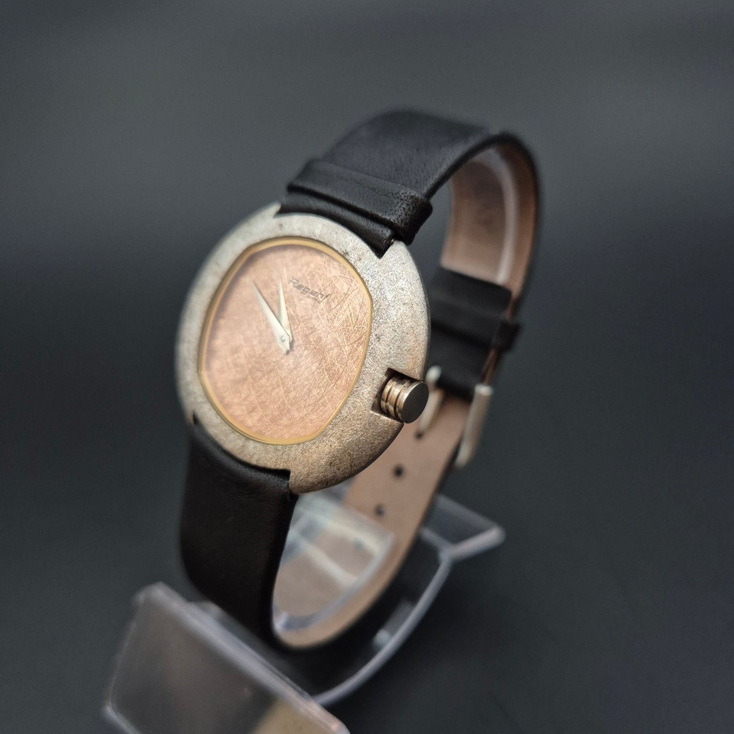 Vintage Regent Herren Uhr – Einzigartiges Design mit Lederarmband