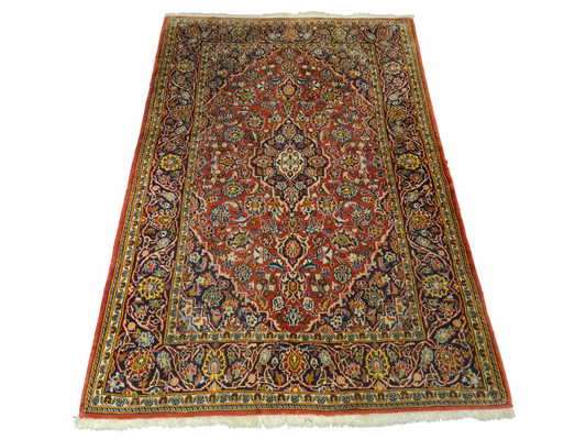 Perserteppich Orientteppich Handgeknüpfter Teppich Keshan 170x115cm