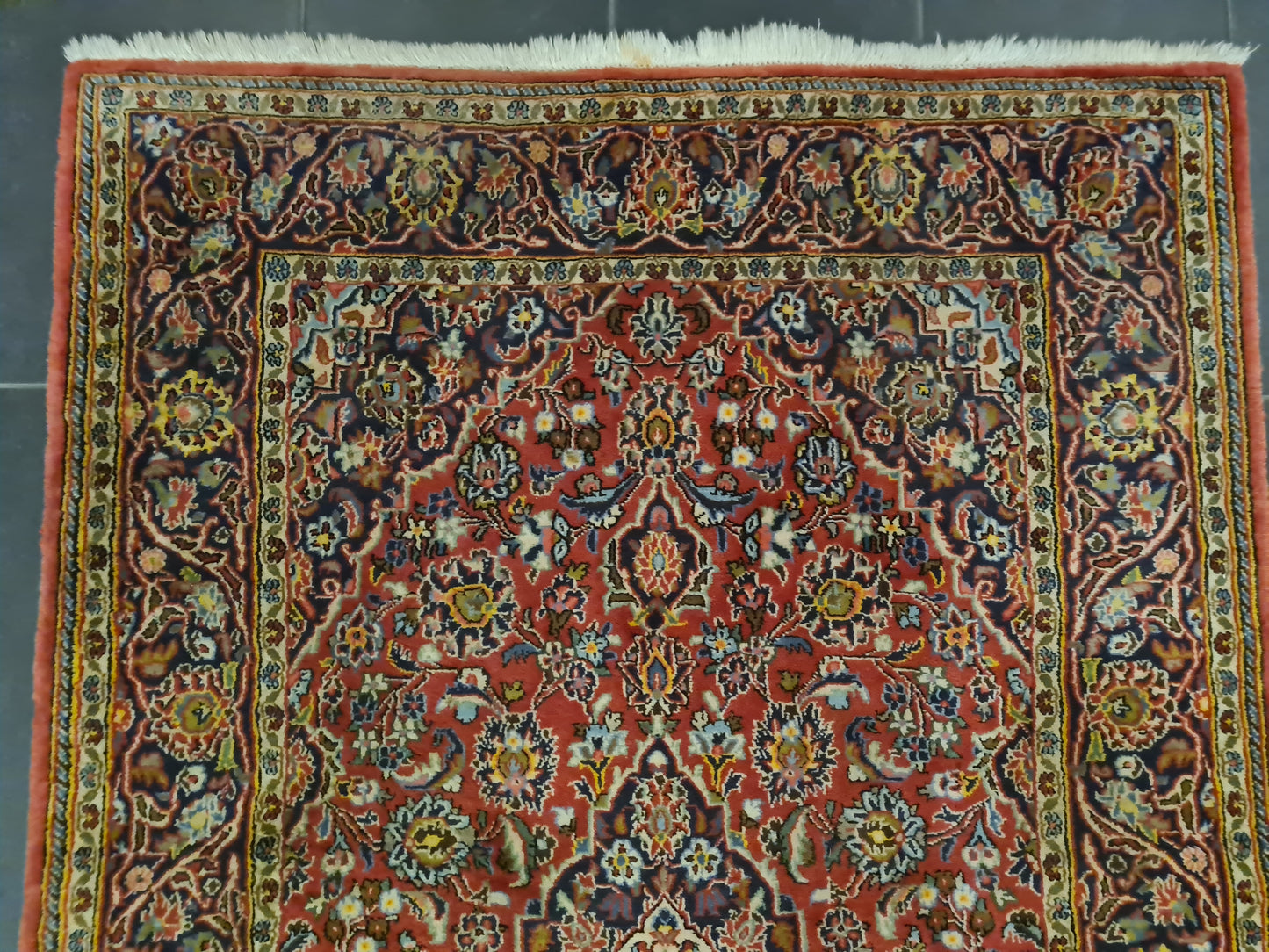 Perserteppich Orientteppich Handgeknüpfter Teppich Keshan 170x115cm