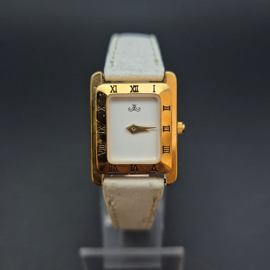 Elegante Meister Anker Damen Uhr – Klassisches Design mit Weißem Armband