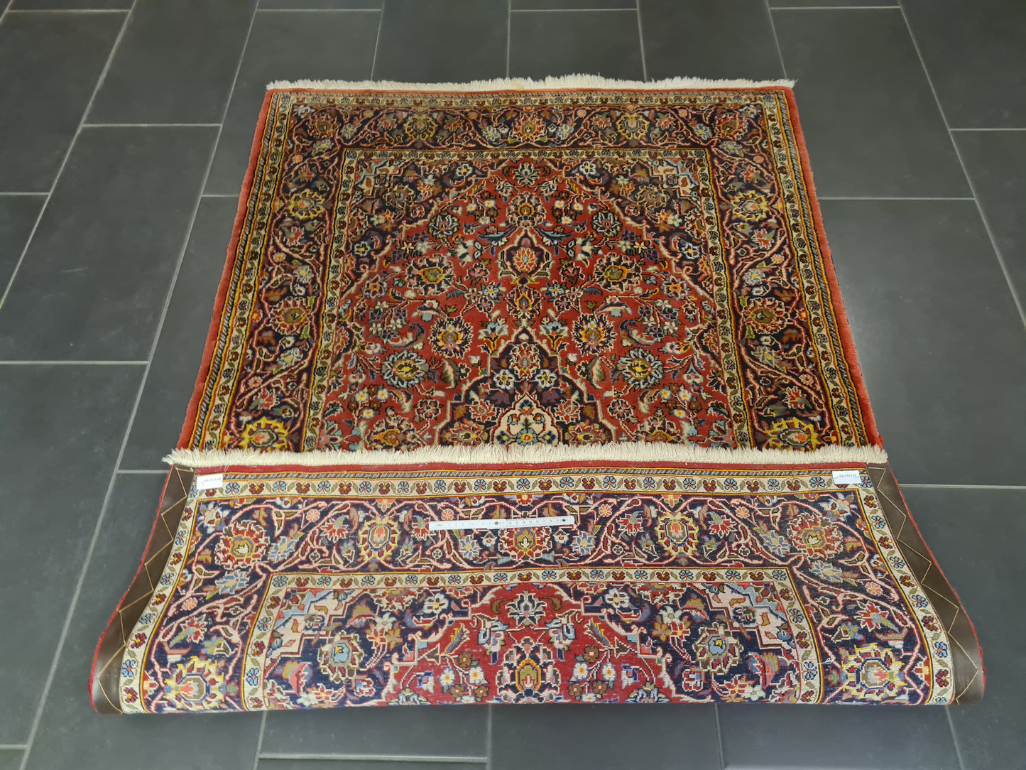 Perserteppich Orientteppich Handgeknüpfter Teppich Keshan 170x115cm