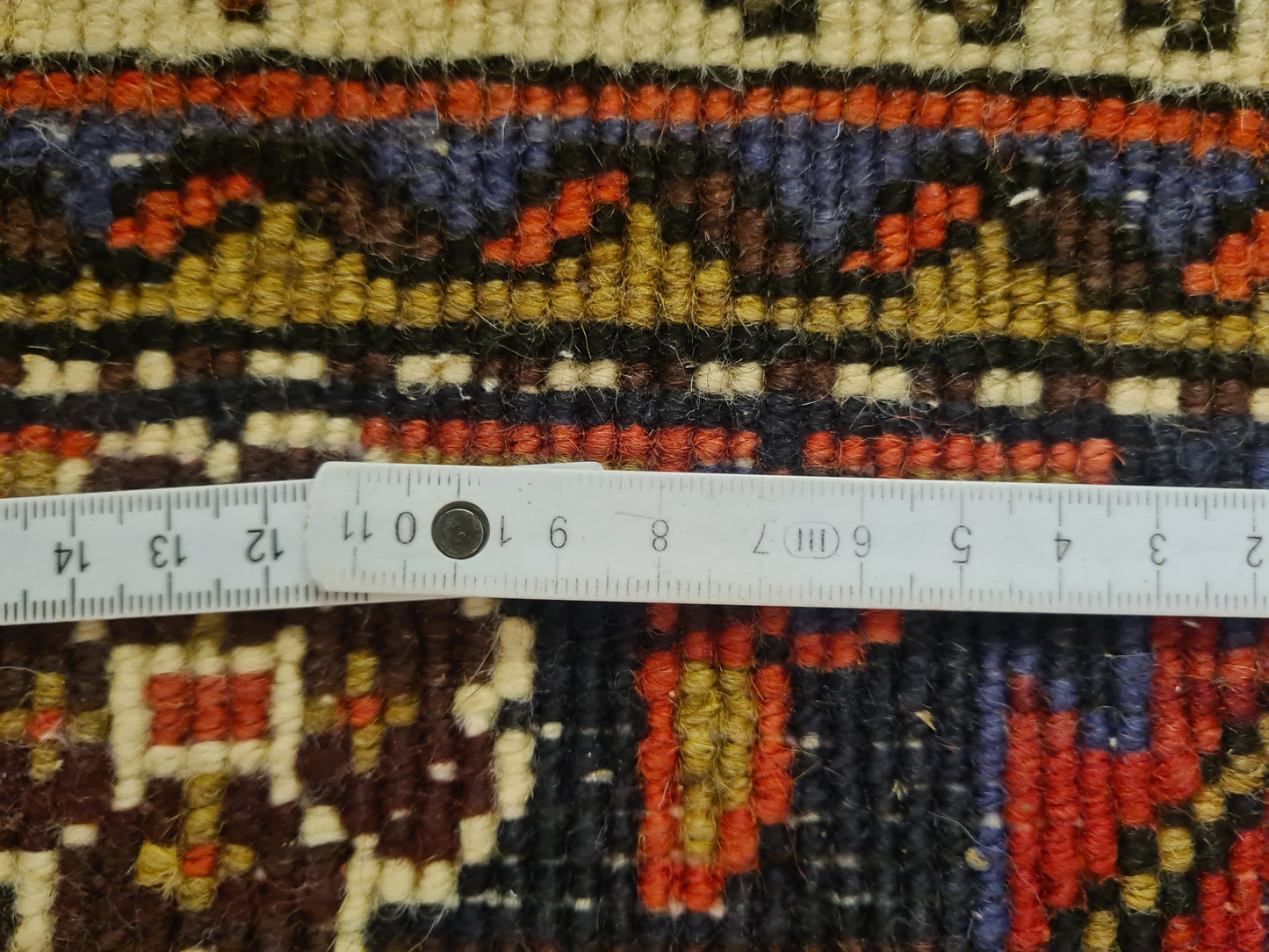 Perserteppich Orientteppich Handgeknüpfter Teppich Heris 135x100cm