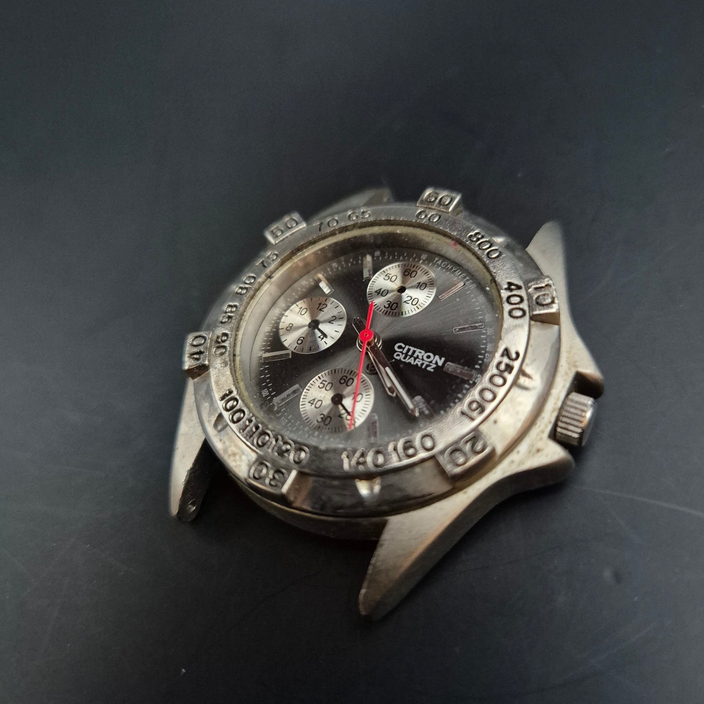 Sportliche Citron Herren Uhr – Chronograph mit Edelstahlgehäuse