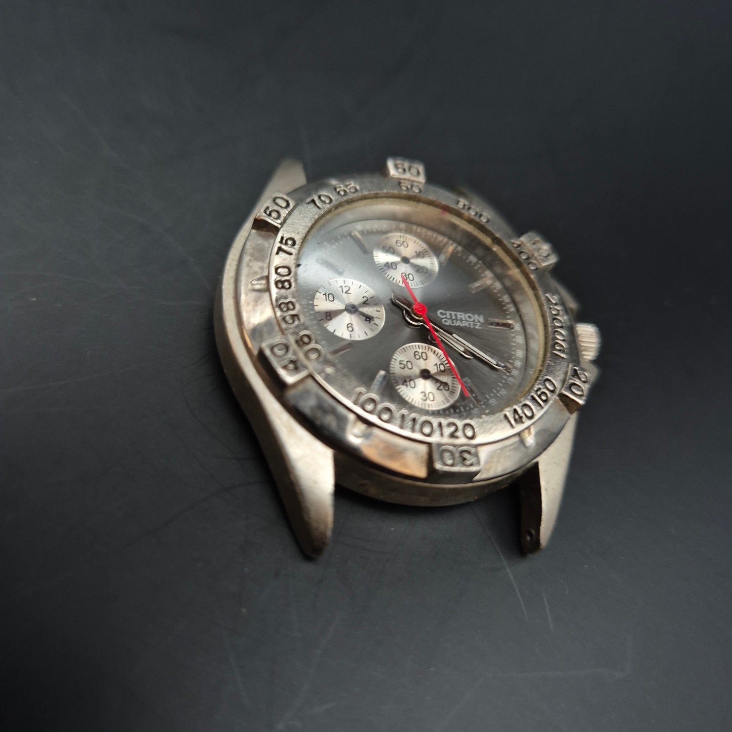 Sportliche Citron Herren Uhr – Chronograph mit Edelstahlgehäuse