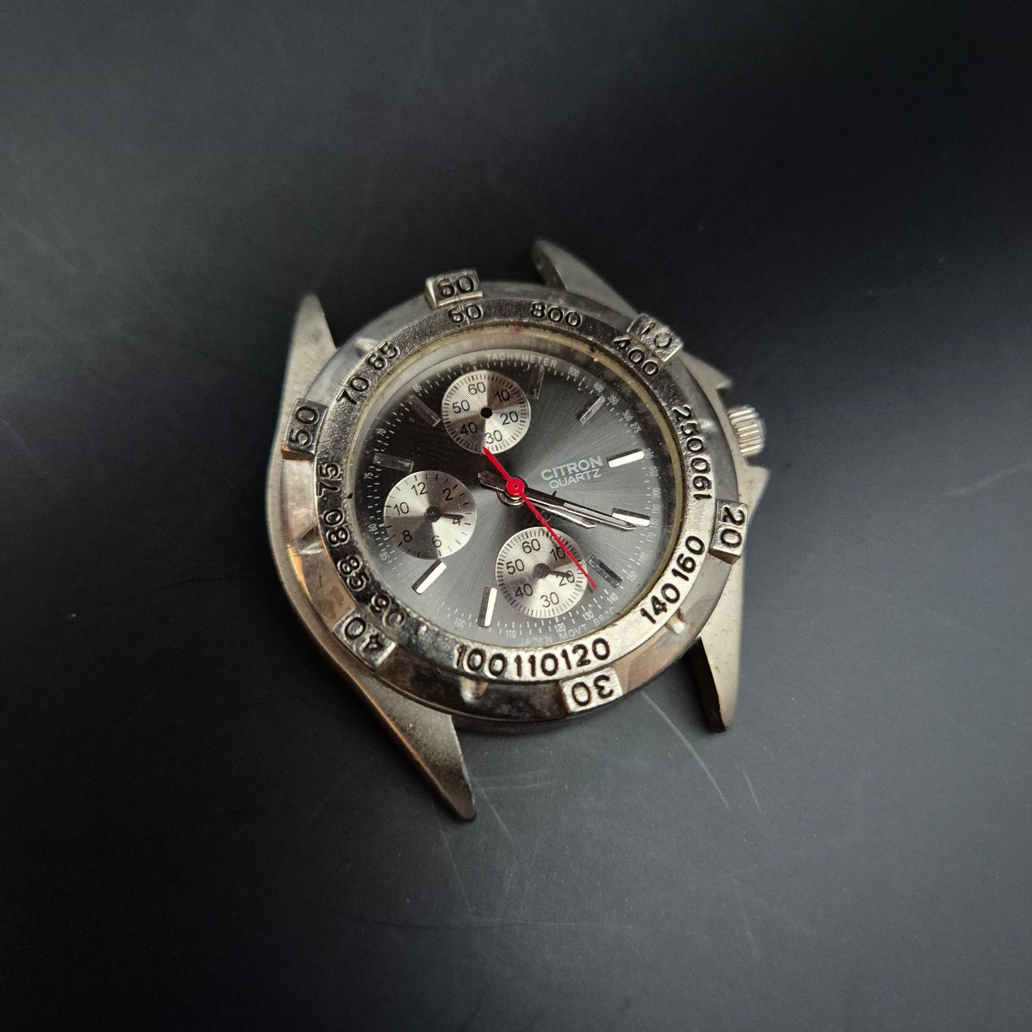 Sportliche Citron Herren Uhr – Chronograph mit Edelstahlgehäuse