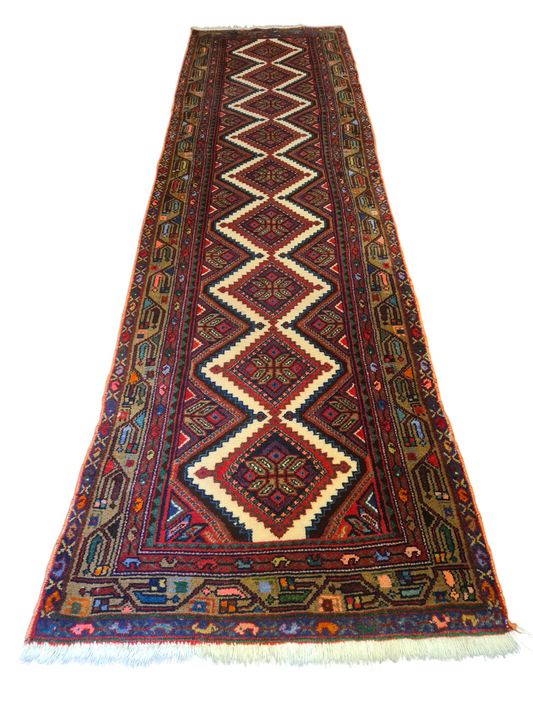 Perserteppich Orientteppich Handgeknüpfter Teppich Malaya 280x80cm