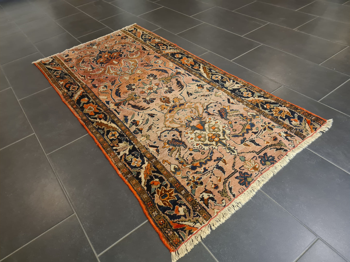 Perserteppich Orientteppich Handgeknüpfter Teppich Sarough 180x90cm