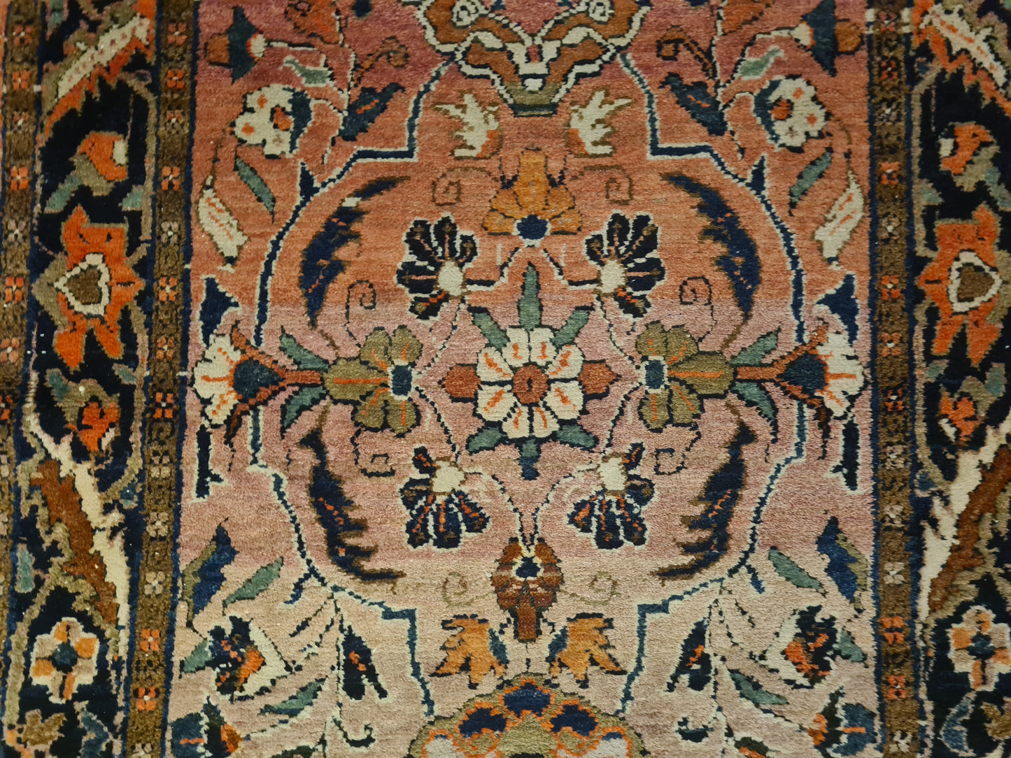 Perserteppich Orientteppich Handgeknüpfter Teppich Sarough 180x90cm