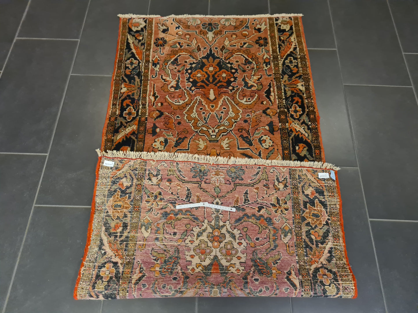 Perserteppich Orientteppich Handgeknüpfter Teppich Sarough 180x90cm