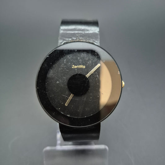 Moderne ZenRa Unisex Uhr – Minimalistisches Design in Schwarz & Gold