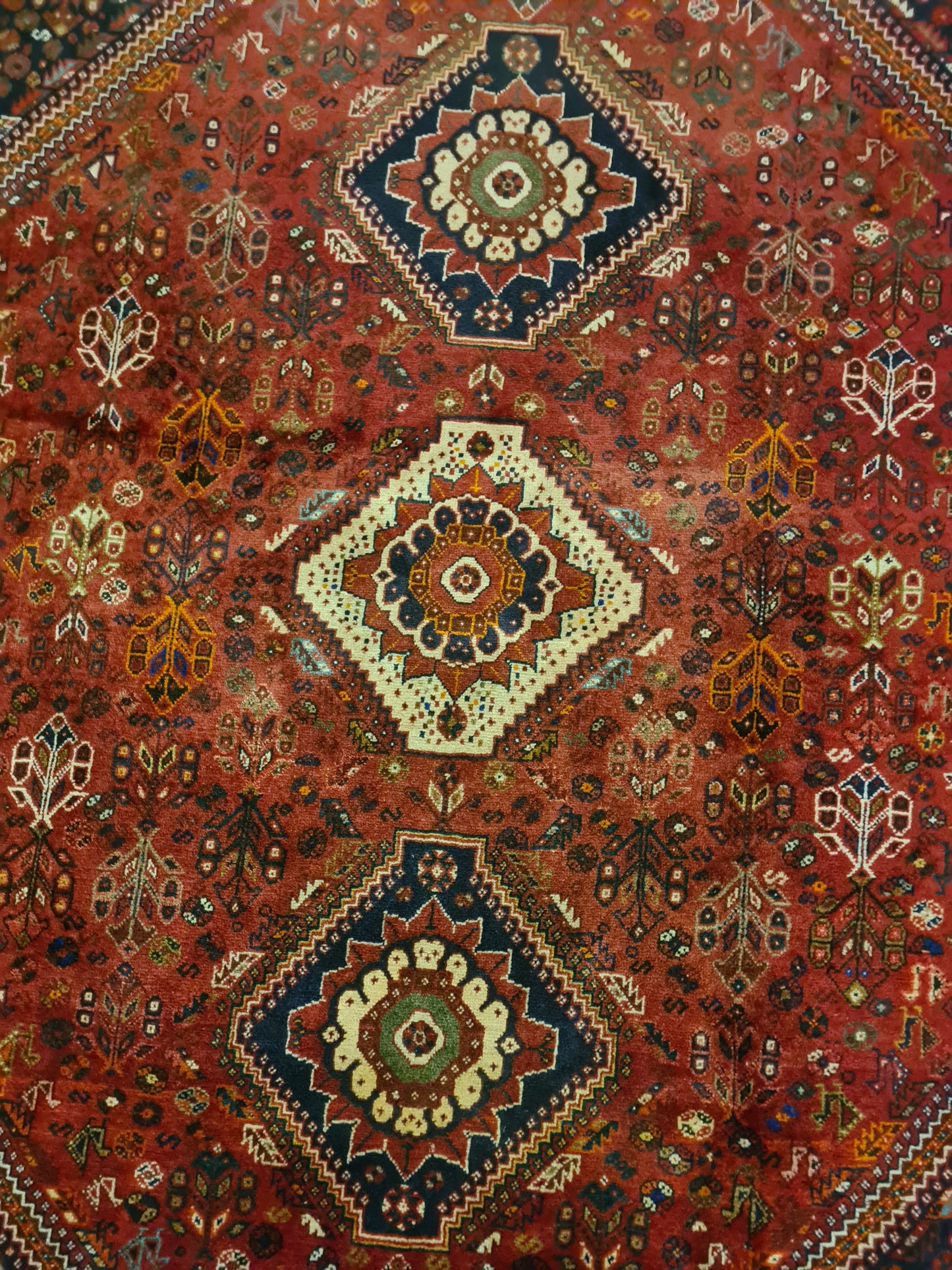 Perserteppich Orientteppich Handgeknüpfter Teppich Gashgai 270x190cm