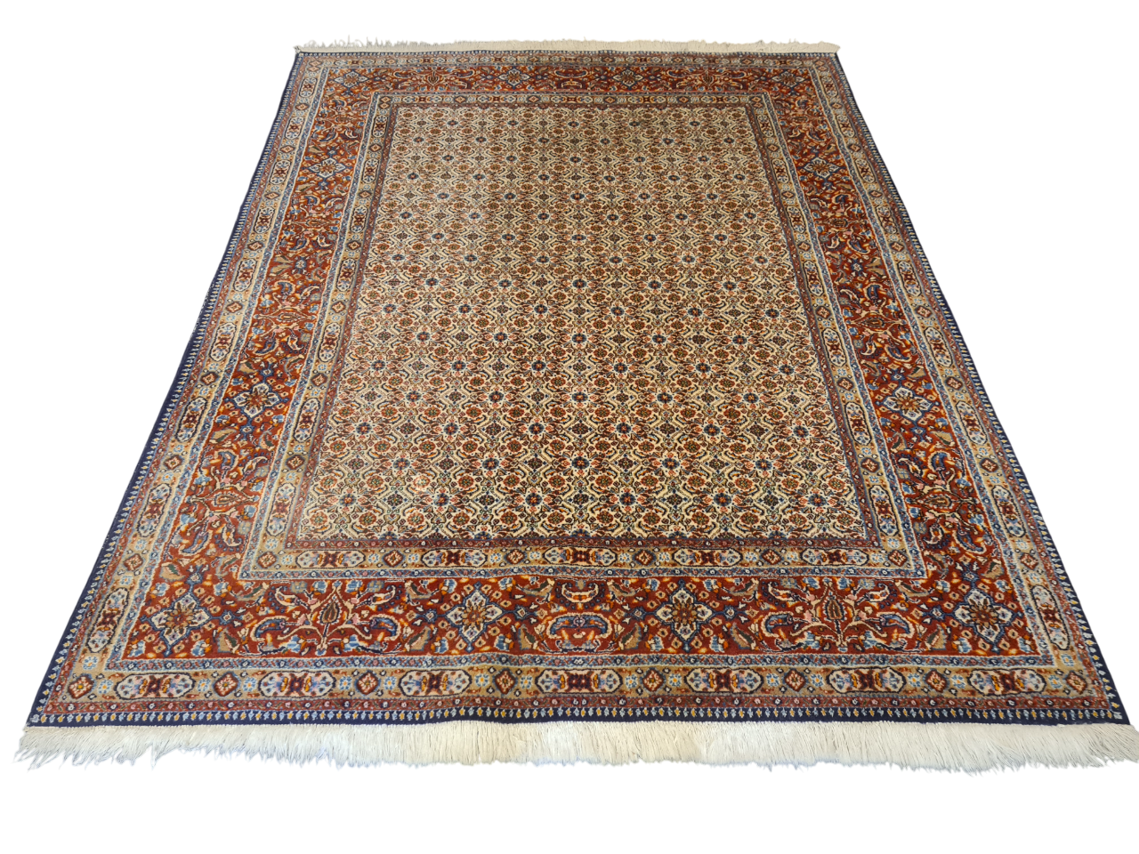 Perserteppich Orientteppich Handgeknüpfter Teppich Moud 200x150cm